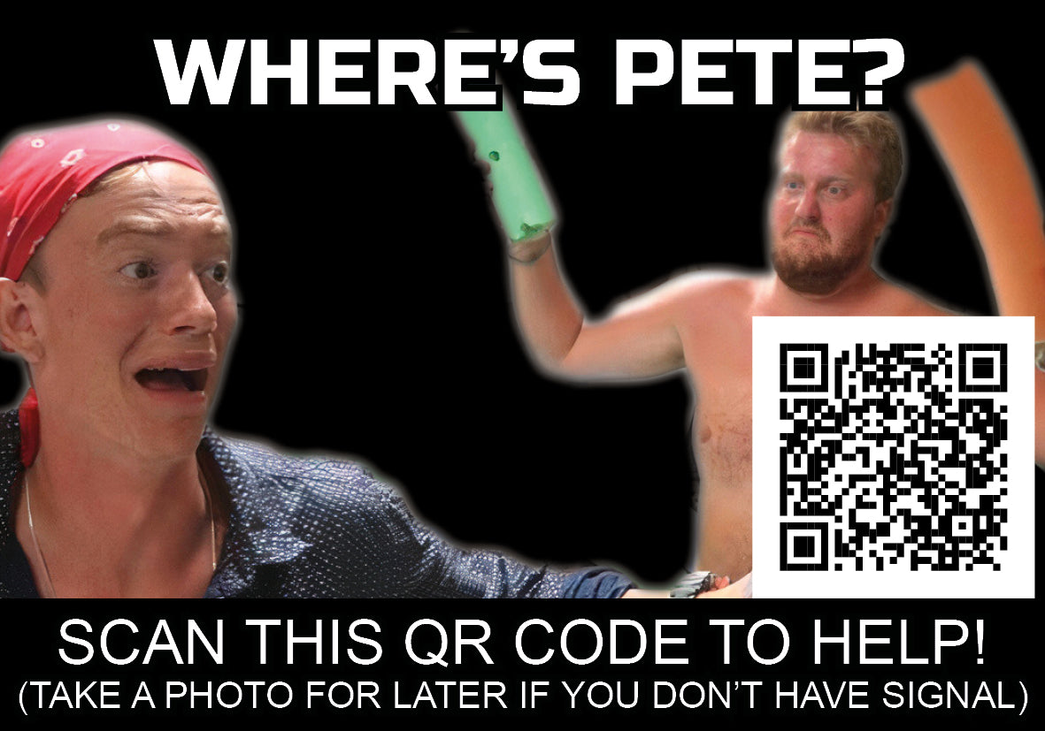 Terrifying Pete with QR Code